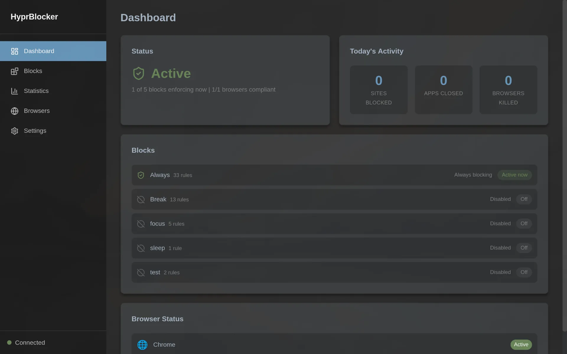 HyprBlocker screenshot 1 of 6